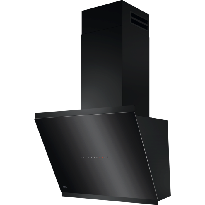 Black cooker hood