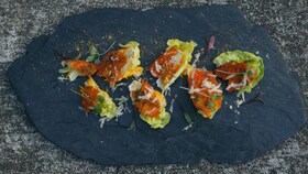 Канапе с салатом «Цезарь» от Каталины